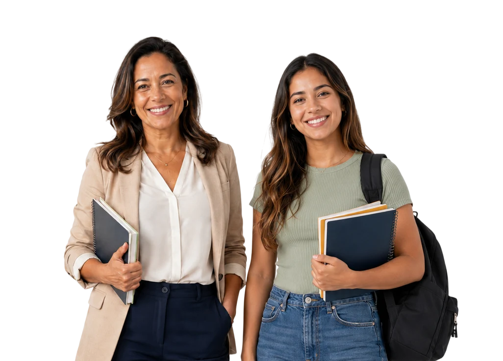 Alunas da graduação Prepara IA com livros