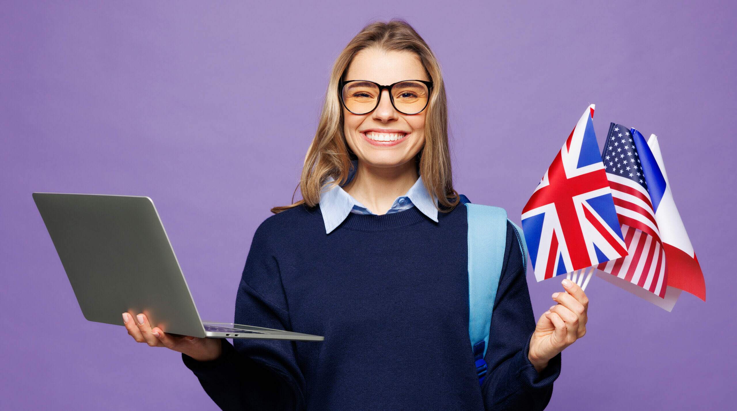 Inglês para o trabalho: estudante aprendendo inglês corporativo para desenvolver habilidades profissionais e conquistar melhores oportunidades de carreira.