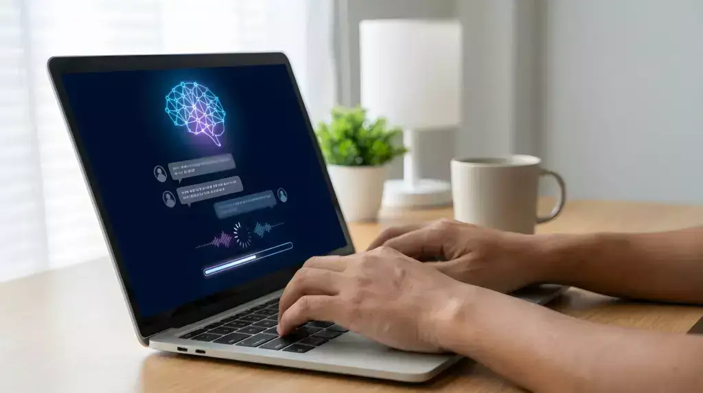 pessoa usando notebook entenda o que é deep learning